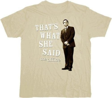 The Office That's What She Said Beige T-Shirt